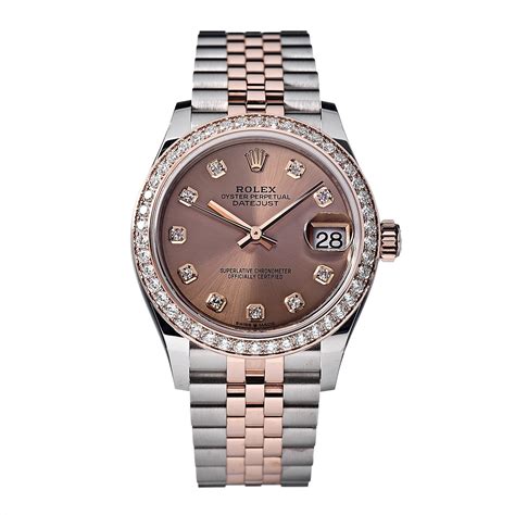 rolex datejust rose gold diamond|rolex datejust 31mm everose gold.